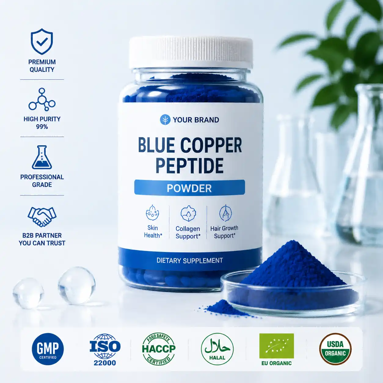 What does blue copper peptide powder do? What does blue copper peptide powder do?